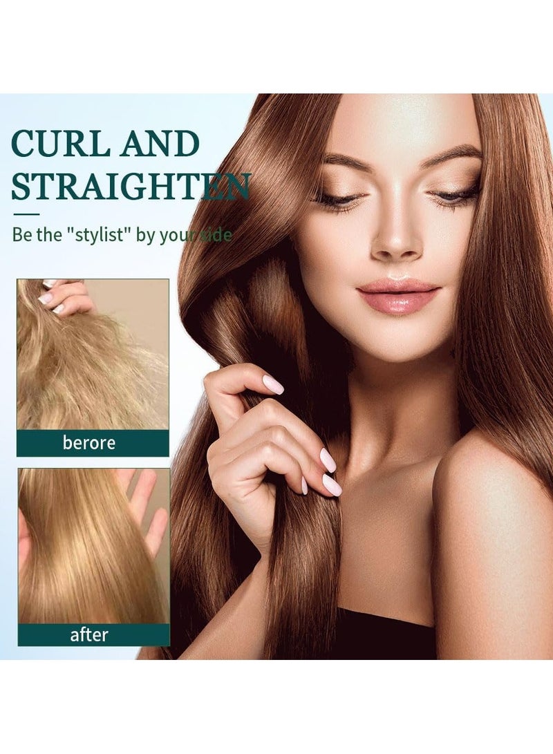 2 in 1 Mini Dual Purpose Curling Iron, 2025 Upgraded Mini Curling Wand & Flat Iron Hair Straightener, Portable Mini Wave Hair Curling Iron Mini Curling Wand for Short and All Hair Types (Pink) - Image 5