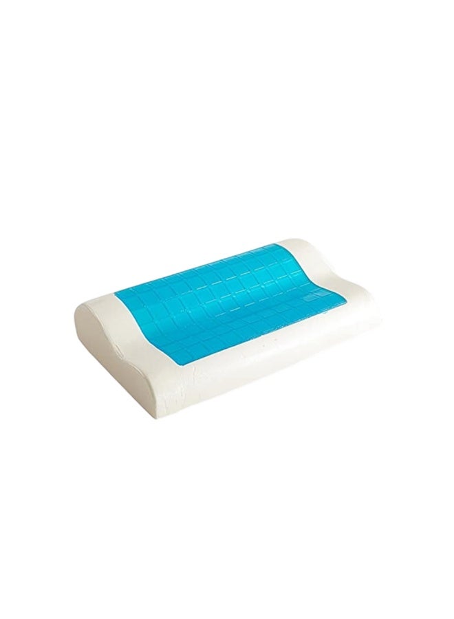 Relax Smart Medical Neck Support Sleeping Pillow with Cooling Gel Technology – Ergonomic Memory Foam Pillow for Neck Pain Relief, Cervical Spine Alignment & Comfortable Sleep, Size 60×40 cm - Image 1