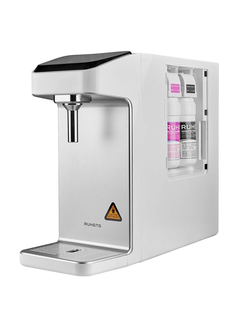 RUHENS New Ultra Slim Water Purifier | Self Sterilization By UV LED | One Touch Dispense | Direct Heating & Chilling System | LED Lighting For Night | Ideal Water Purifier For Home & Office…  - Image 1