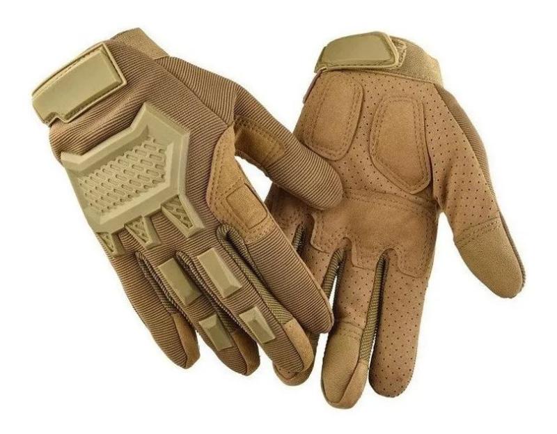 Motorcycle Gloves XL Khaki Ultra-fine Fiber Durable - Lightweight Soft-touch Thermal Protection Retro Style Gloves for Dynamic Motorcycling & Outdoor Activities - Image 4