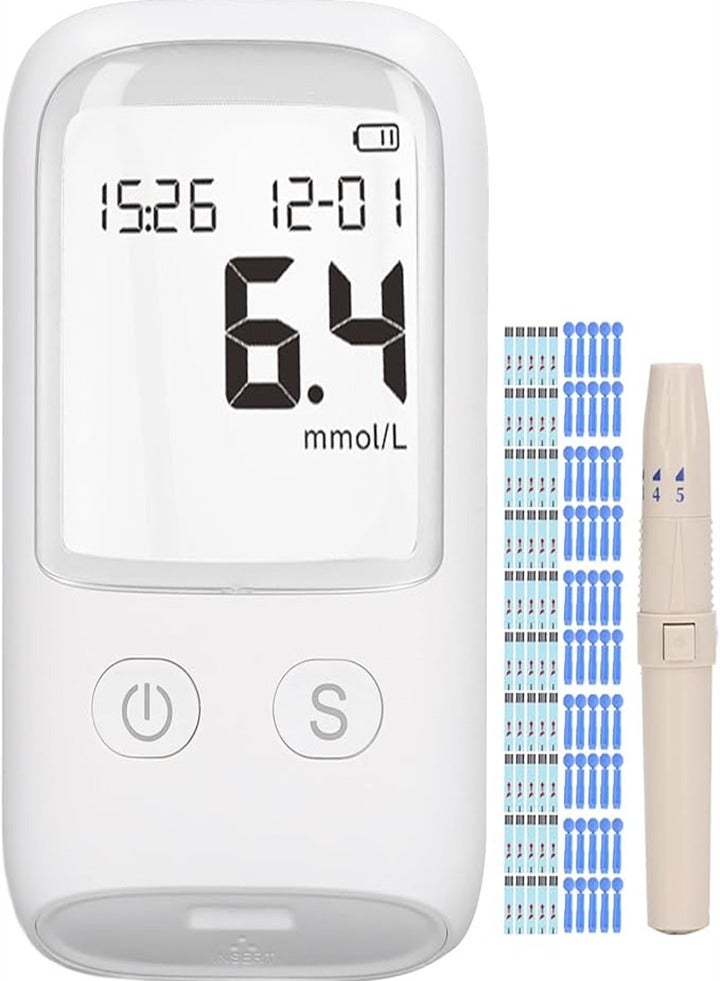 Generic Self-monitoring blood sugar system, portable diabetes test kit for elderly, diabetics and pregnant women  - Image 1