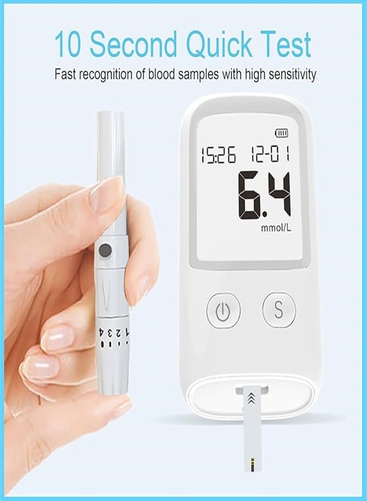 Generic Self-monitoring blood sugar system, portable diabetes test kit for elderly, diabetics and pregnant women  - Image 4