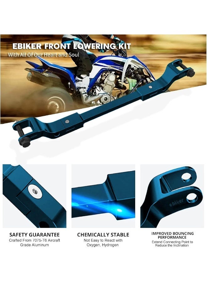 general Blue Front Lowering Kit for Yamaha Raptor 700 - Image 2
