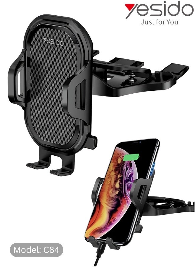 Yesido Car Phone Holder With Air Vent Clips Easy to Use Model C84  - Image 1