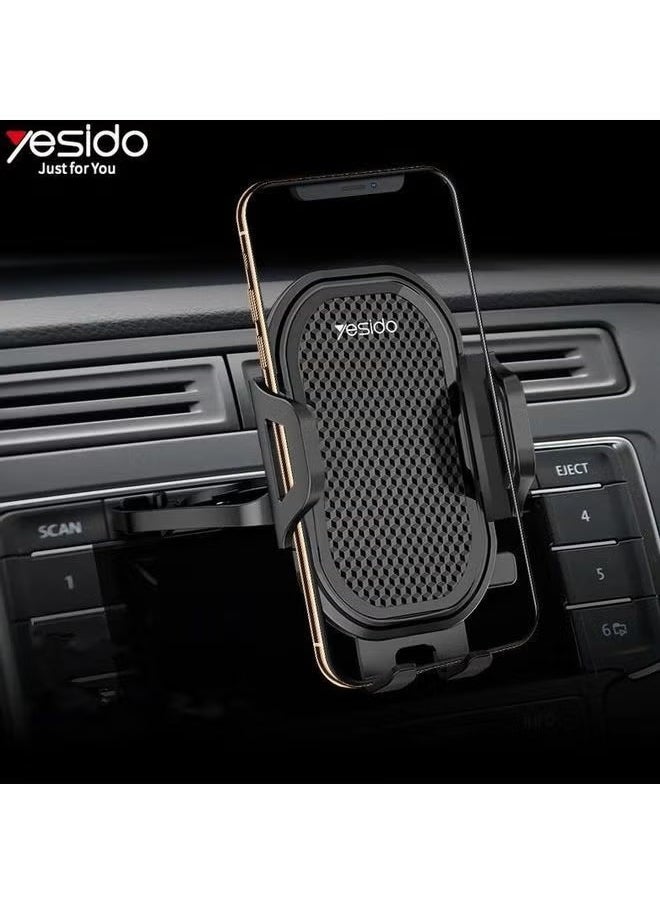 Yesido Car Phone Holder With Air Vent Clips Easy to Use Model C84  - Image 2