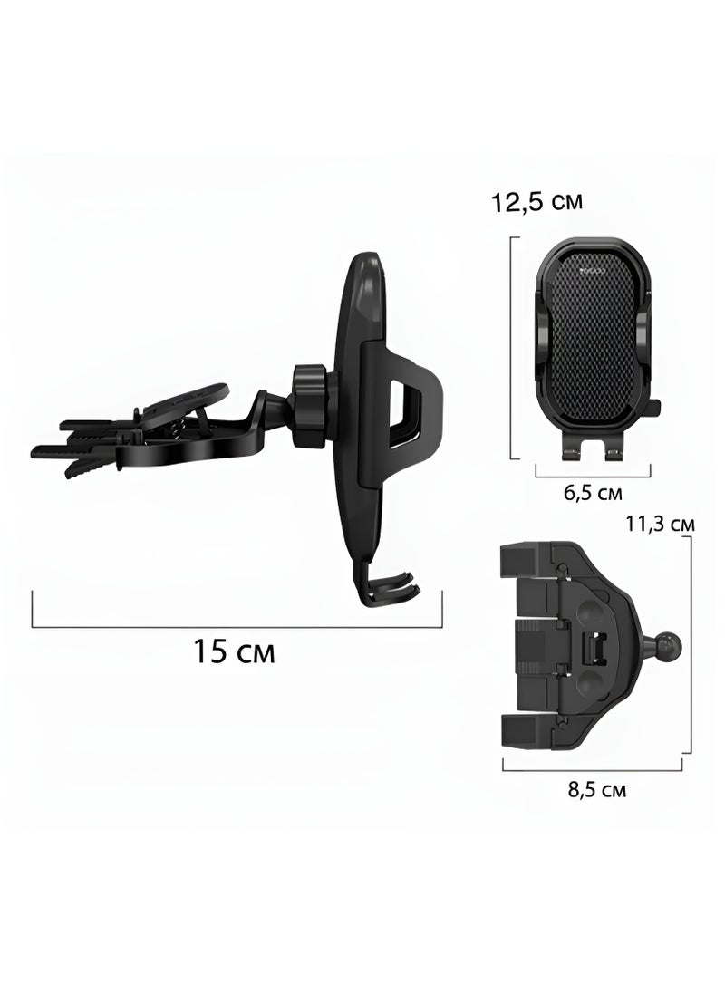 Yesido Car Phone Holder With Air Vent Clips Easy to Use Model C84  - Image 5