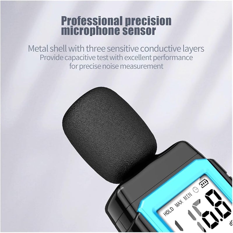 K3 مقياس مستوى الصوت الرقمي مراقب الضوضاء 30-130 ديسيبل قارئ الديسيبل - Image 4