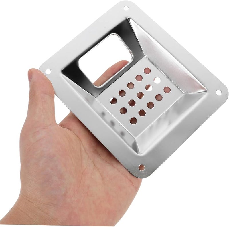 سلة نفايات خارجية من الفولاذ المقاوم للصدأ، قابلة للإزالة، شبكية، على شكل سلة نفايات، مقاس 12.5 × 10.5 × 1.6 سم - Image 5