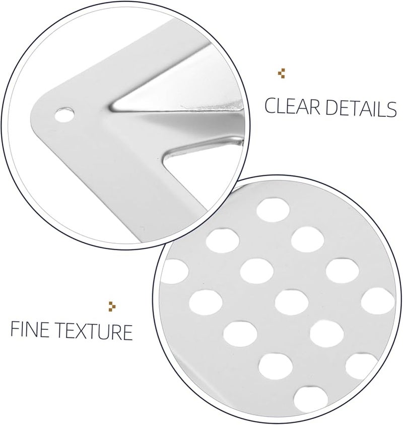 سلة نفايات خارجية من الفولاذ المقاوم للصدأ، قابلة للإزالة، شبكية، على شكل سلة نفايات، مقاس 12.5 × 10.5 × 1.6 سم - Image 4