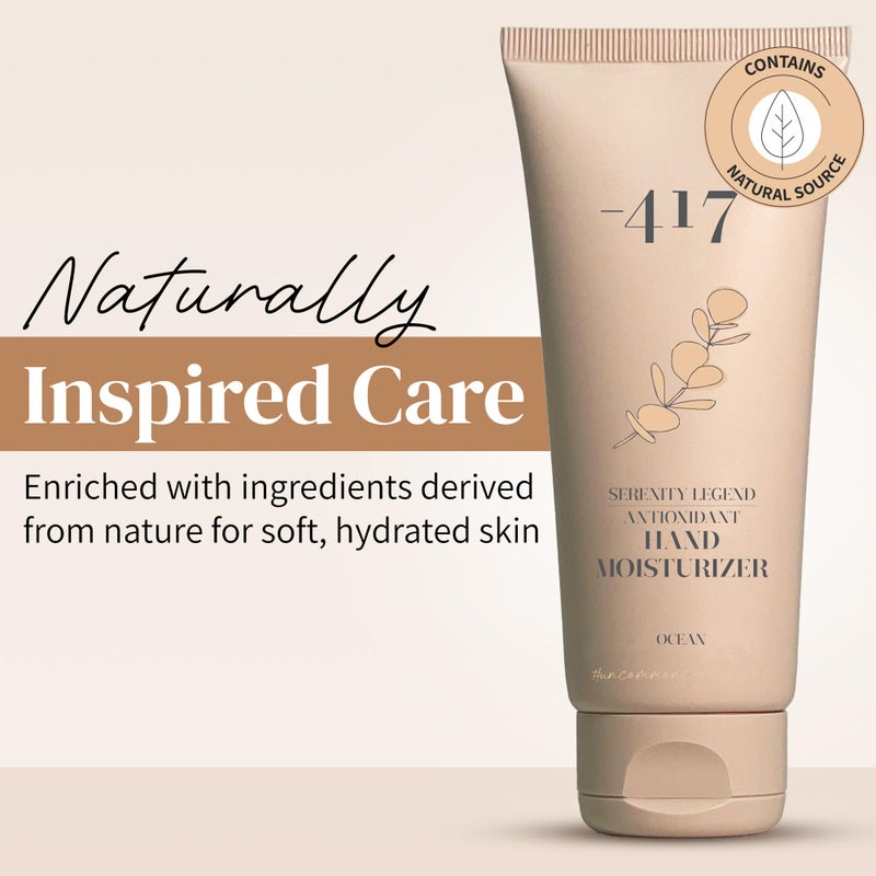 -417 Dead Sea Cosmetics Anti-Aging Hand Cream For Dry, Cracked Skin & Working Hands features Essential Vitamins & Oils From The Dead Sea, Intensive and Non-Greasy Hand Cream 3.4 oz. - Image 2