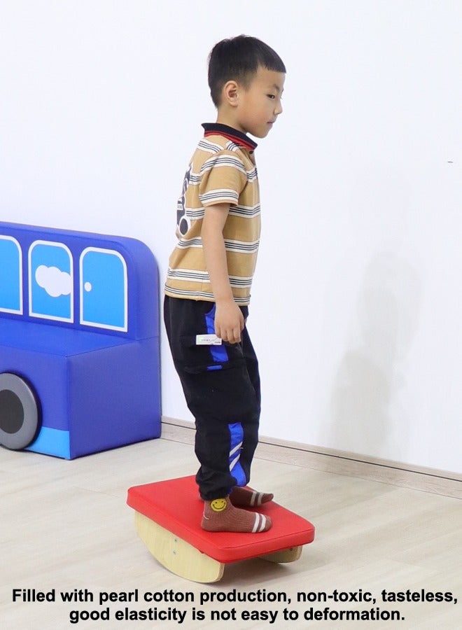 XIANGYU Sensory Wooden Board Balancing Toys Montessori Body Training Boards Parents Kid Interactive Games - Image 2