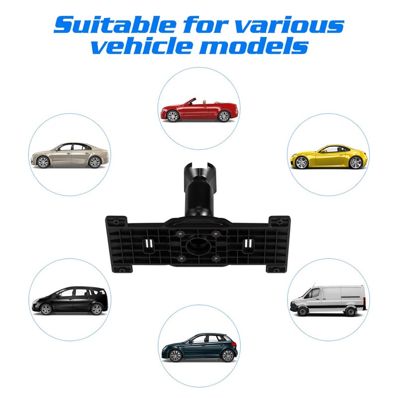 DOITOOL Rear View Mirror Back Plate Panel Dash Cam Mirror Mounting Bracket Arm Car Rear View Camera Install Kit for 5.5" - 12" Car SUV Dash Cams (Mounting Hole Diameter: 1.18inch - Image 5