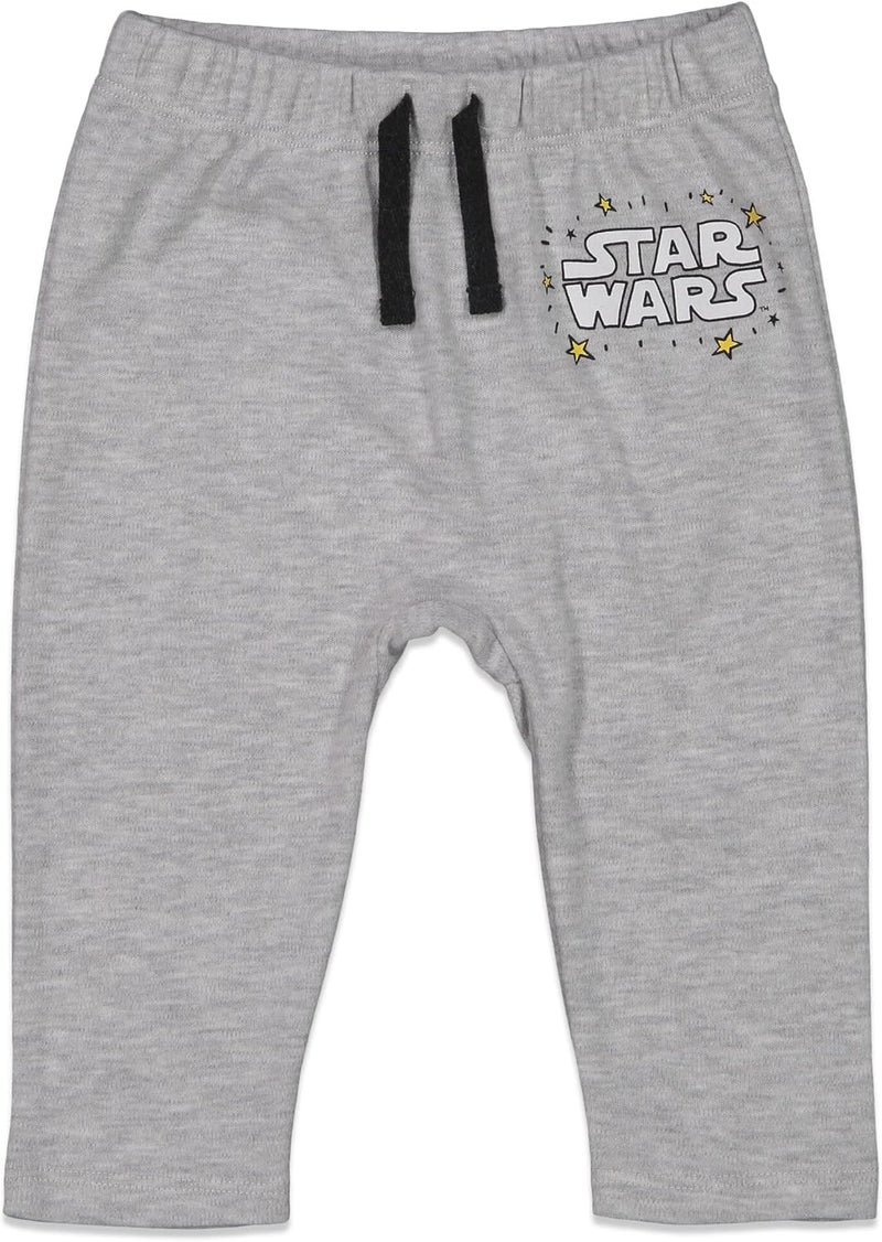 Starwars The Child Baby Mix N' Match Short Sleeve Bodysuit Graphic T-Shirt and Pants 4 Piece Layette Set Newborn to Infant - Image 5