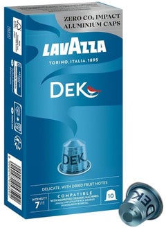 Lavazza Lavazza Dek Decafinato Compatible Capsules With Nespresso 10 Capsules Blue  - Image 2