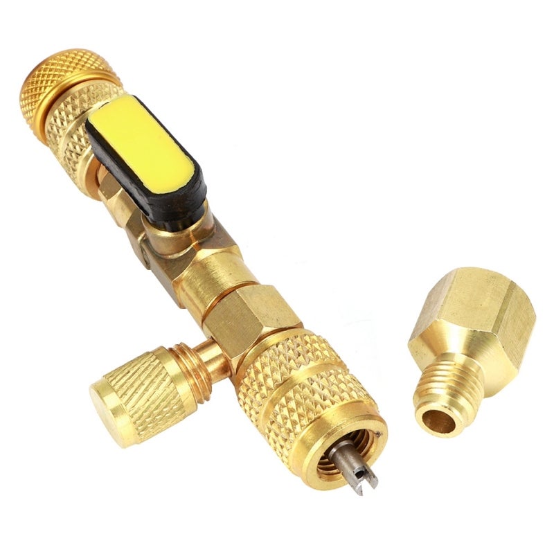 Valve Core Remover With Ball Valve Quarter-Turn Operation - HVAC AC Remove Install Tool for 1/4 in 5/16 in Service Port - Image 5