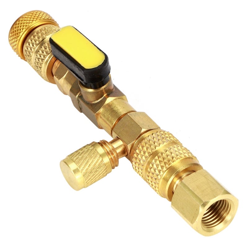 Valve Core Remover With Ball Valve Quarter-Turn Operation - HVAC AC Remove Install Tool for 1/4 in 5/16 in Service Port - Image 3