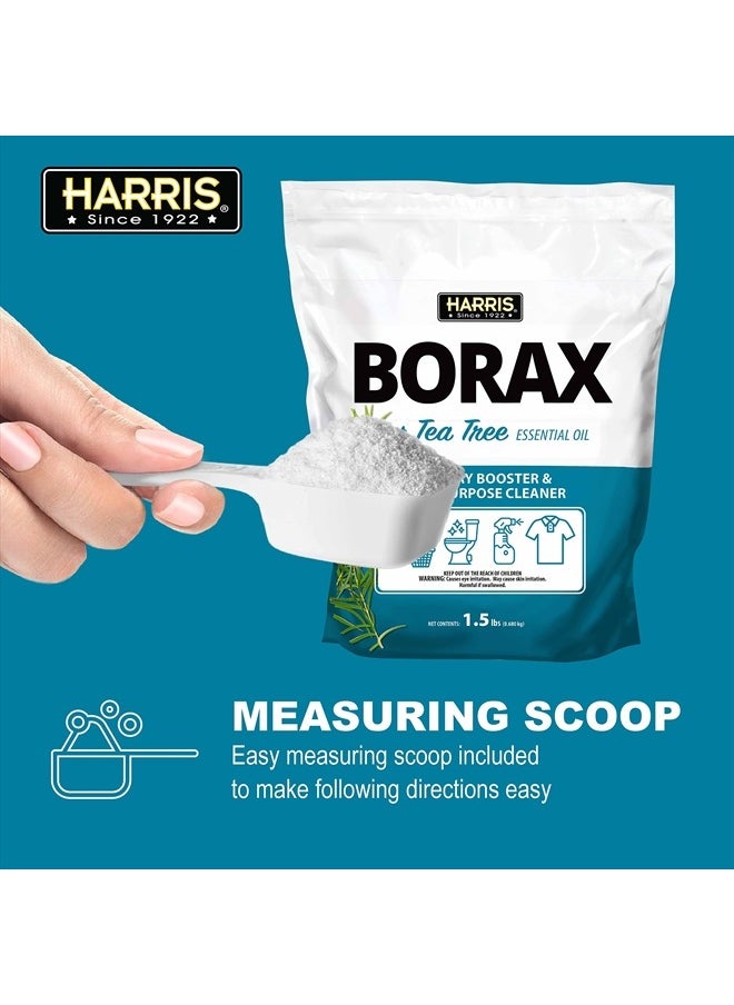 Harris Harris Borax Powder Laundry Booster and Multipurpose Cleaner, 1.5lb (Tea Tree)  - Image 5