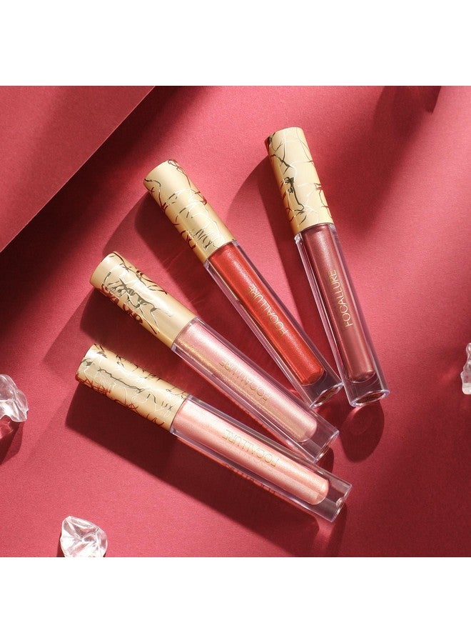 FOCALLURE FOCALLURE Metallic Liquid Lipstick,Non Stick Cup Lip Gloss,High Impact Lip Color with Transfer-proof Wear,Long Lasting & Waterproof Lipstick Makeup for Women,Sugar Bomb - Image 4