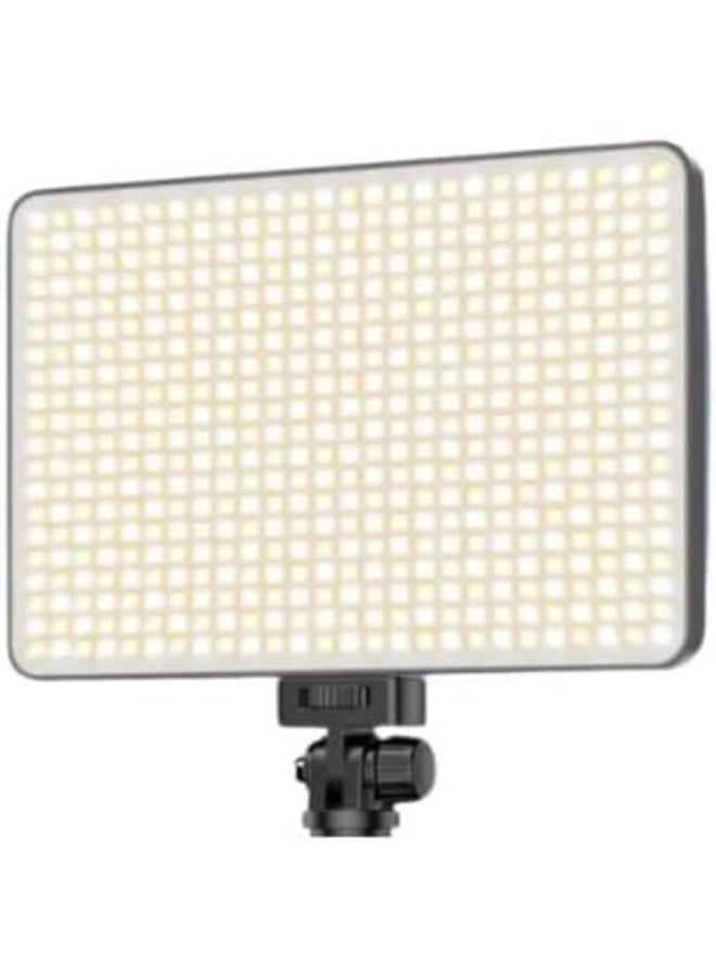 Plokama U480 - LED Photography Light - Rechargeable, 3 Colors Adjustable - 270° Tilt, Ultra-Slim Portable Design with Type-C Charger - Black - Image 1