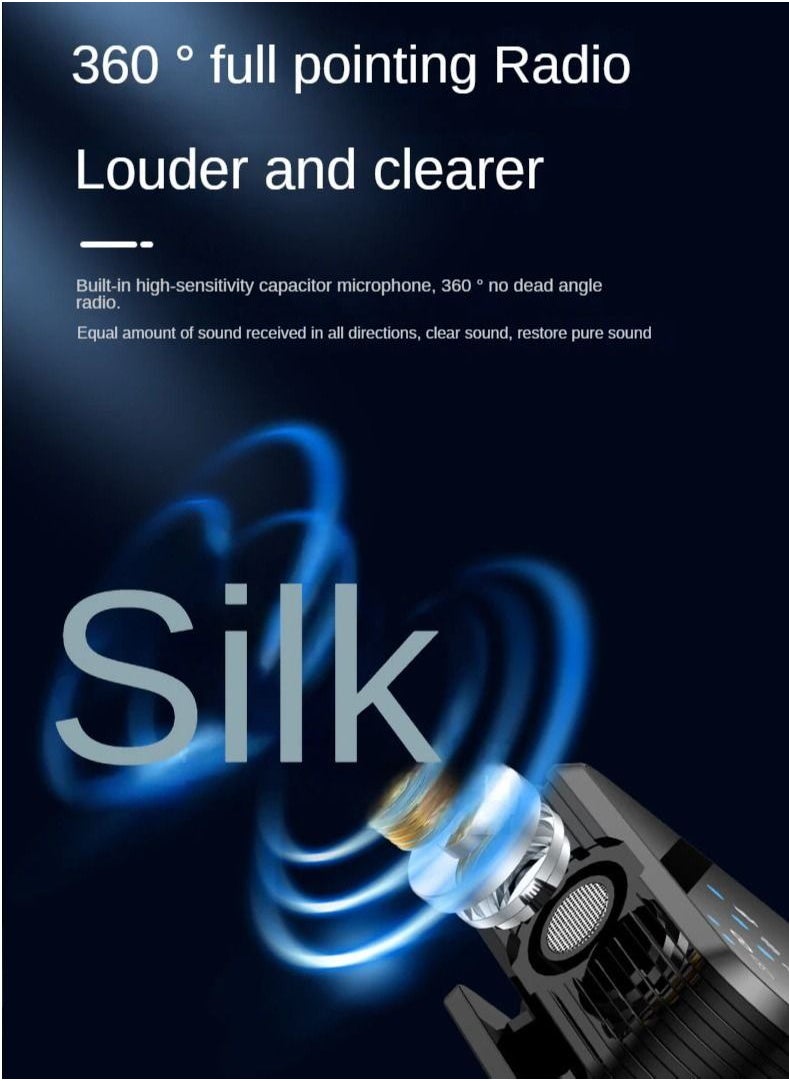 Generic - Portable Wireless Noise Canceling Microphone Anti Interference for Recording iPhone Android Video Speech - Image 1