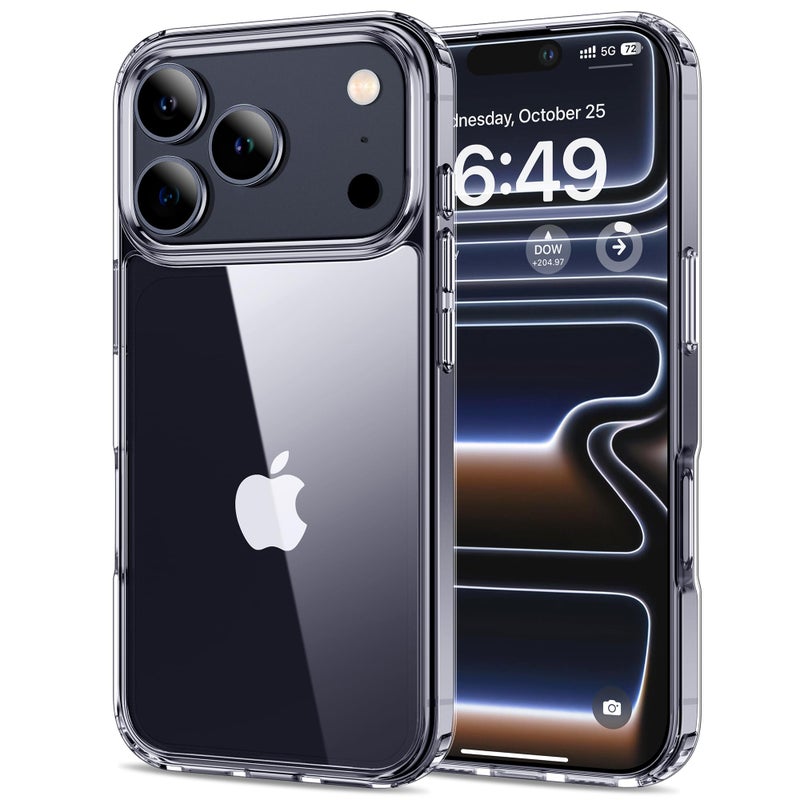 HOOMIL Case for iPhone 17 Pro 6.3-Inch, Non-Yellowing, Drop Protection, Anti-Scratch Transparent Hard Back Phone Cover - Crystal Clear - Image 1