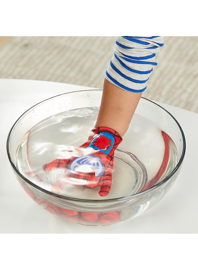 سبايدي اند هيز اميزينج فريندز قفاز شبكة الماء العنكبوتي مع هدف العفريت الأخضر، ألعاب مائية للأطفال في مرحلة ما قبل المدرسة، هدايا عيد الميلاد للأطفال من سن 3 سنوات فما فوق - Image 5