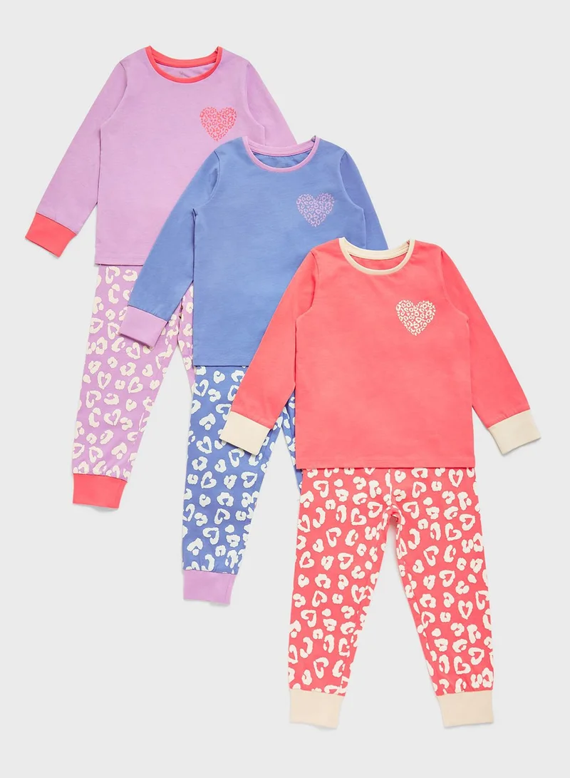 mothercare Infant 3 Pack Assorted Sweatshirt & Sweatpants Set