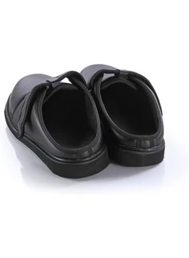 Medical Comfort Diabetic Shoes for Sensitive Feet, Soft Lightweight Slip-On Indoor Footwear for Daily Walking – Size 41 Black - Image 3