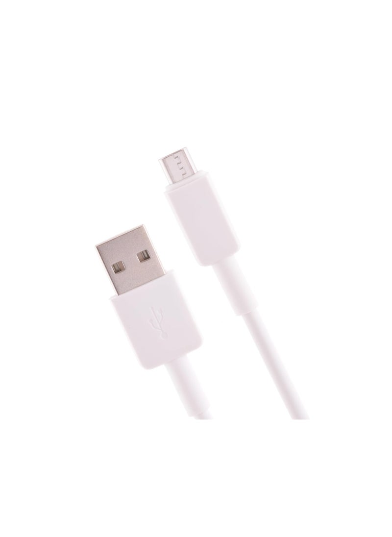 جنرال - كابل شحن جنرال USB-A إلى Micro 2A بطول 1 متر - أبيض - Image 1