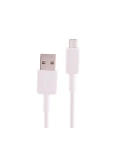 كابل شحن جنرال USB-A إلى Micro 2A بطول 1 متر - أبيض