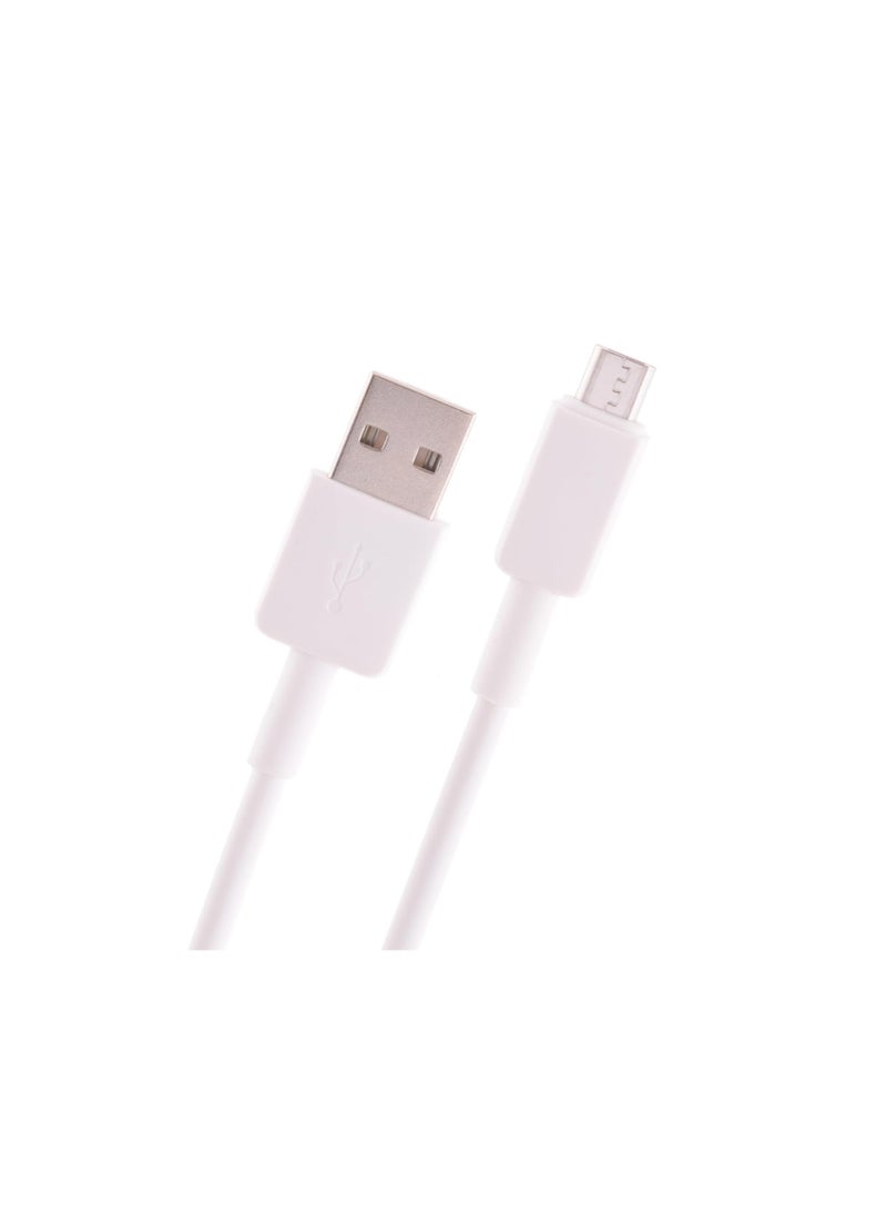 جنرال - كابل شحن جنرال USB-A إلى Micro 2A بطول 1 متر - أبيض - Image 1