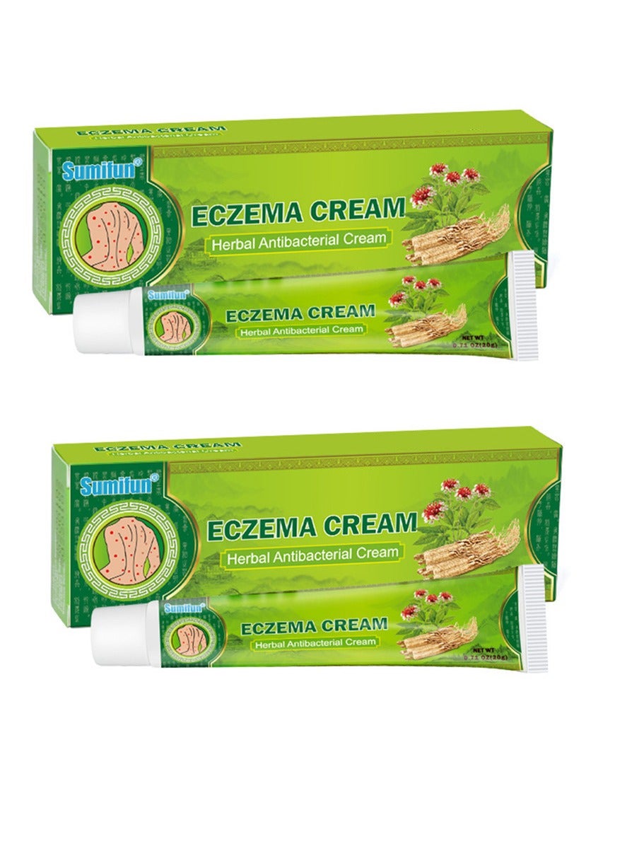 Sumifun 2 Pack Natural Herbal Eczema Pruritus Psoriasis Ointment ...