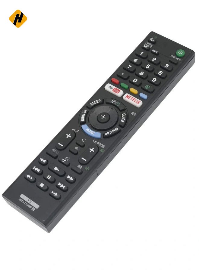 Remote Control RMT-TX300P for Sony Bravia TV & YouTube/Netflix KDL-40W660E KDL-32W660E KD-55X7000F with battery