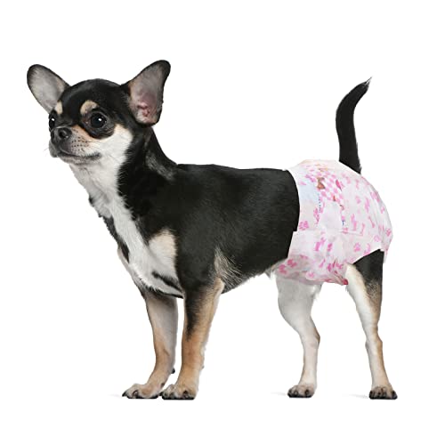 Dono Disposable Dog Diapers Female, Super Absorbent Doggie Diaper, Rapid-Dry Gel Technology Puppy Diapers, Leak-Proof Fit for Cat Doggy in Heat, Excitable Urination, Incontinence, X-Small - Image 1