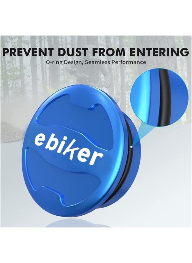 Ebiker CNC-Machined Blue Swing Arm Bolt Cover for Raptor 700R - Image 3