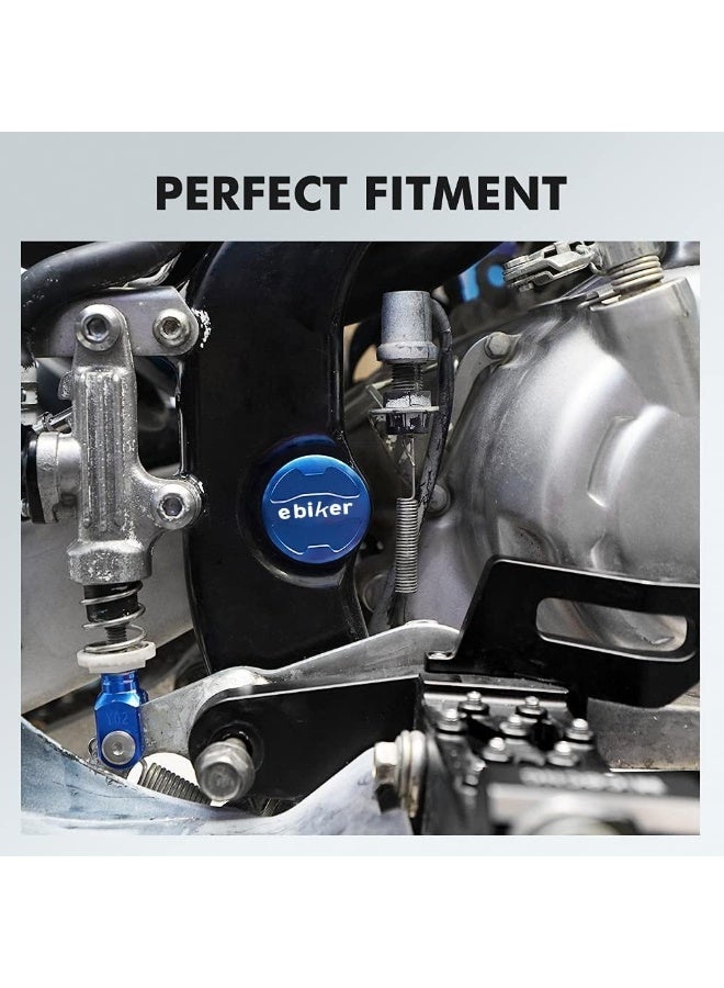 Ebiker CNC-Machined Blue Swing Arm Bolt Cover for Raptor 700R - Image 4