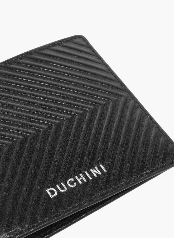 DUCHINI BLACK Men Bi-Fold Leather Wallet for Men | Best Price UAE