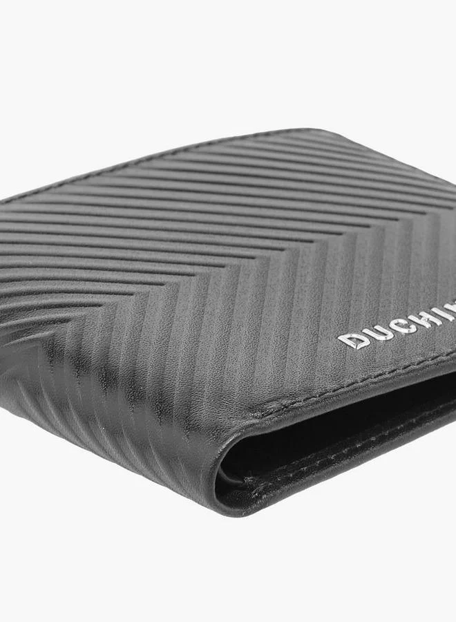 DUCHINI BLACK Men Bi-Fold Leather Wallet for Men | Best Price UAE