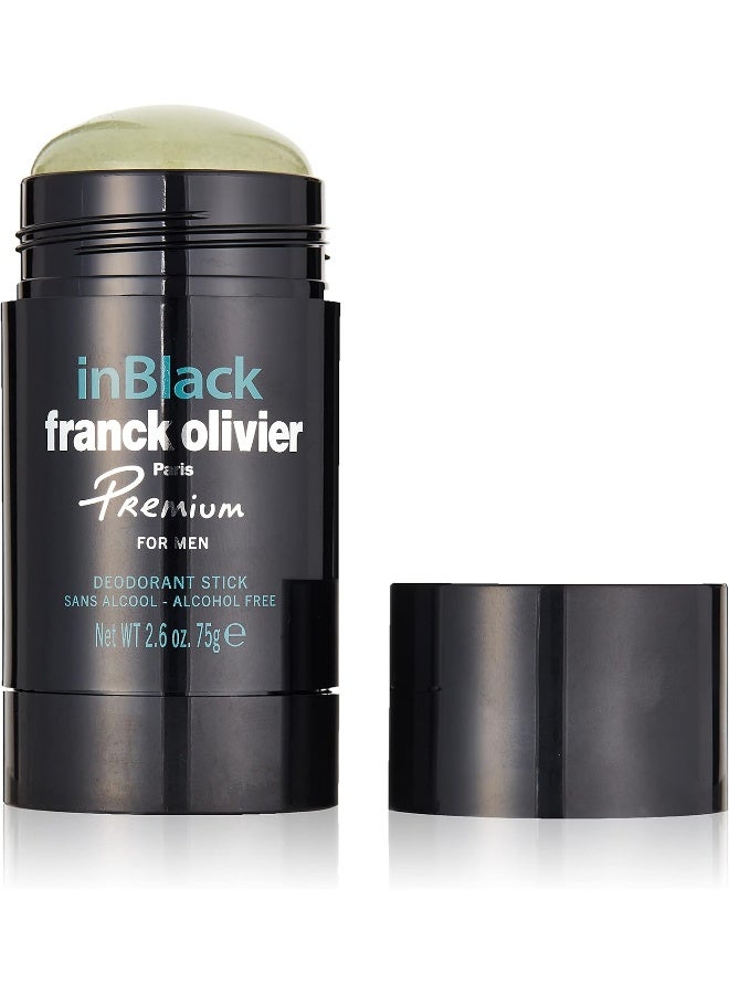 Franck Olivier فرانك أوليفييه بريميوم إن بلاك (م) مزيل العرق ستيك 75غ - Image 1