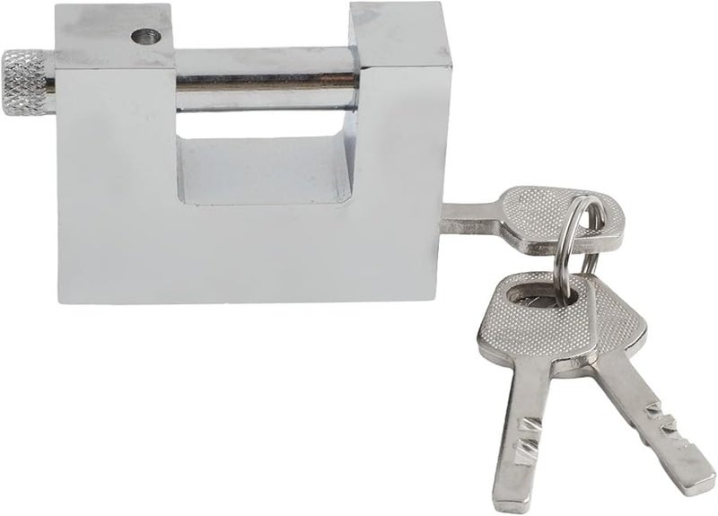 Maximum Security D Shaped Padlock Zinc Alloy Material 60mm With 3 Keys - Image 4