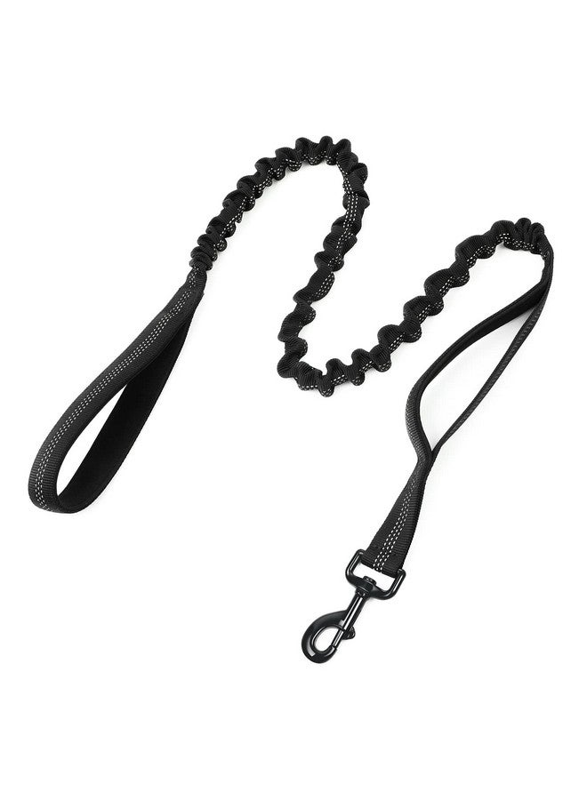 rabbitgoo Tactical Bungee Dog Leash with Shock Absorption, Military Training Leash with 2 Padded Control Handles for Medium Large Dogs, 5.2FT, Black - Image 1