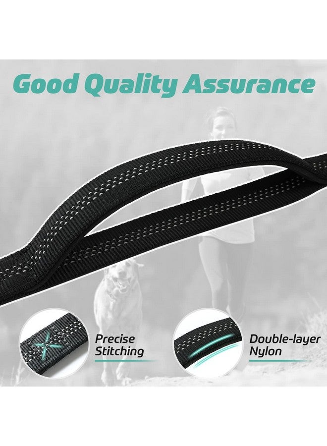 rabbitgoo Tactical Bungee Dog Leash with Shock Absorption, Military Training Leash with 2 Padded Control Handles for Medium Large Dogs, 5.2FT, Black - Image 5