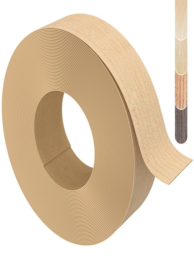 ZYJT Maple Edge Banding, 1 1/2" x 10ft Real Wood Edge Banding, Pre-glued Flexible, Veneer Tape for Cabinet Repair & Furniture Restoration - Image 1