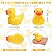 Barydat 600 Pcs Mini Resin Ducks Yellow Bulk Tiny Duck Decoration for Hide and Seek Prank Cruises Miniature Garden Accessory Figures for Dollhouse Landscape Aquarium Birthday Party Baby Shower Gift - Image 4