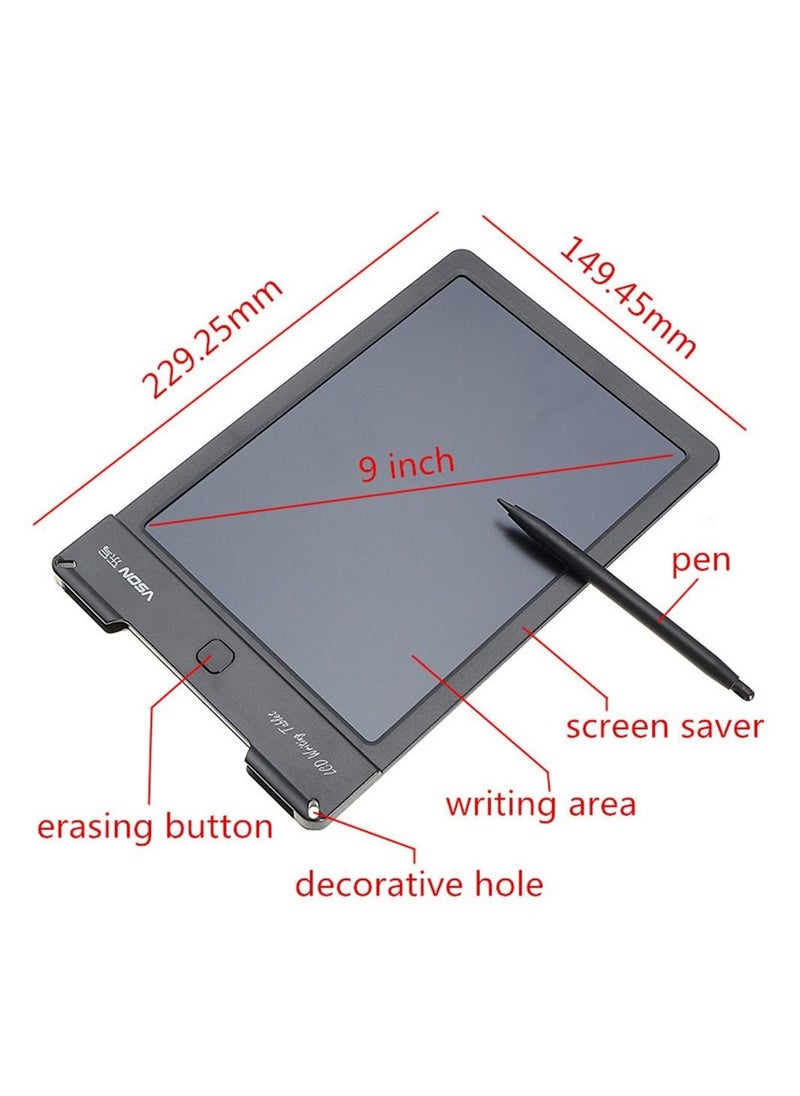VSON 9 Inch Color LCD Digital Tablet Notepad Writing Tablet Pad Handwriting Pads Drawing Board Rewritable for Kids Gift
