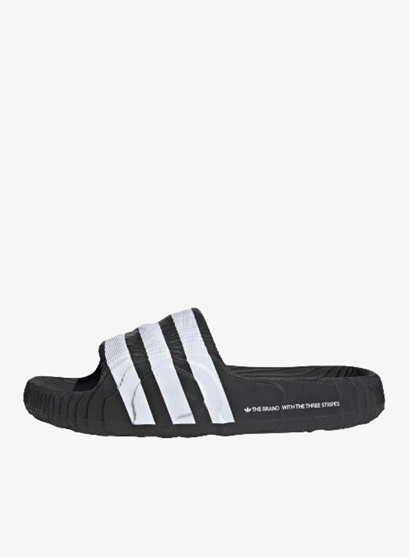 adidas Originals Core Black / Core Black / Cloud White Adilette 22 Slides for Men | Best Price UAE