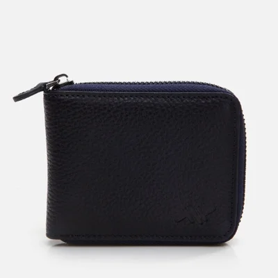 Hotiç 06CUH290100A680 GENUINE Leather Navy Blue Men's Wallet