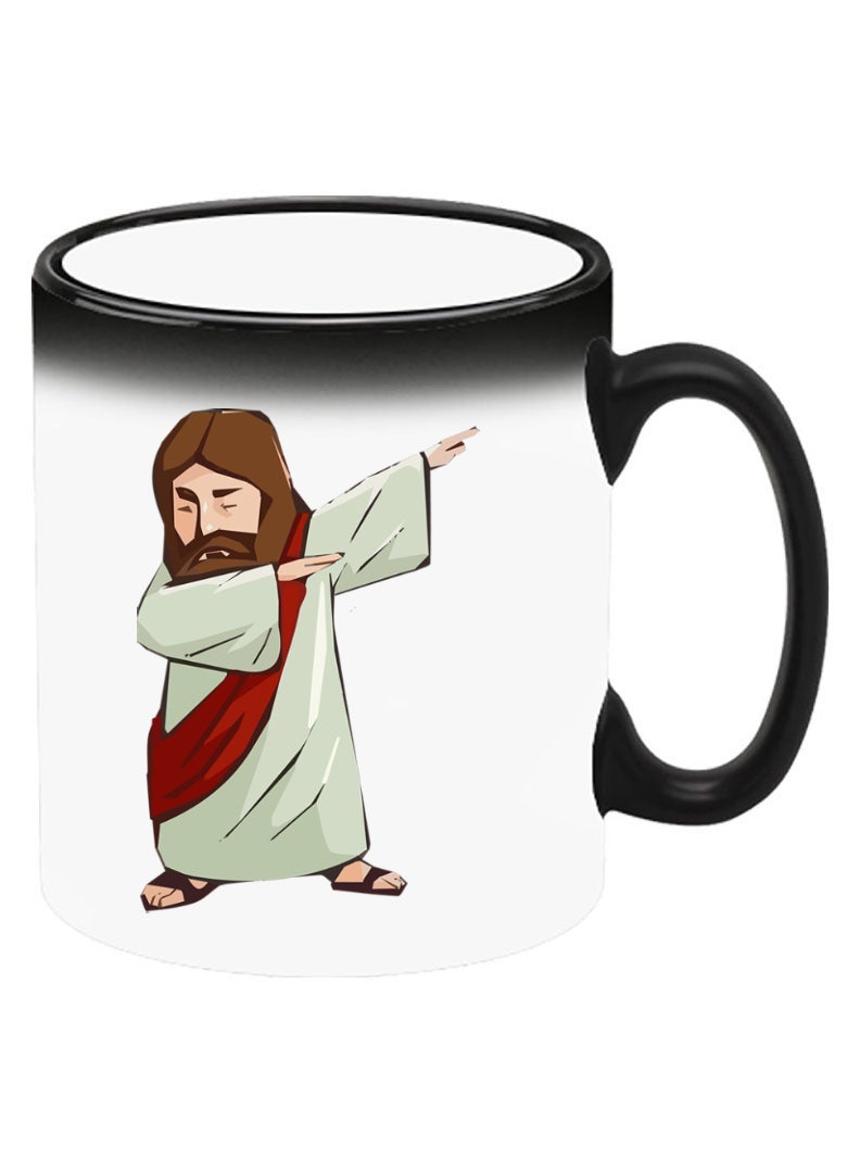 Theodor Color Changing Heat Sensitive Ceramic Mug, Image Revealed When HOT Liquid is Added! Christ - Image 2