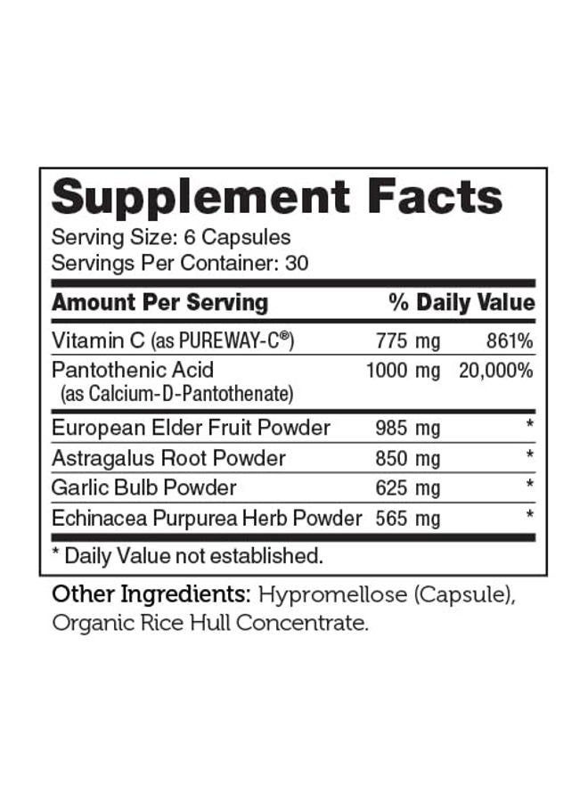 Zahler ImmunAbreve, Powerful Immune System Support, Contains Vitamin C Pantothenic Acid Echinacea and More, Certified Kosher (180 Capsules) - Image 5