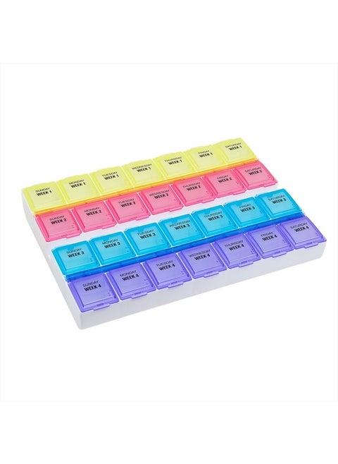 Monthly Medtime (28-Day) Pill Planner │Monthly Pill Organizer